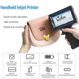 Handheld-Tinten strahl druckmaschine Blechdose Verfalls datum Chargen codierung Flaschen ablauf QR-Codierer Hands trahl drucker 12,7mm - Product Image 3