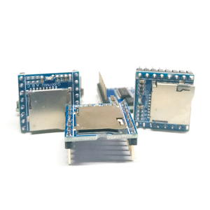 Scheda di decodifica vocale Audio Mini MP3 che supporta scheda TF e U-Disk IO per porta seriale Arduino e chiave AD-modulo vocale Mini lettore MP3 B - Product Image 2
