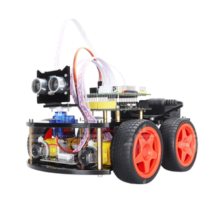 Eparthub Smart Car Robot Kits with <strong>Ultrasonic</strong> <strong>Sensor</strong> for Obstacle Avoidance and Infrared Remote Control Suitable for Beginners
