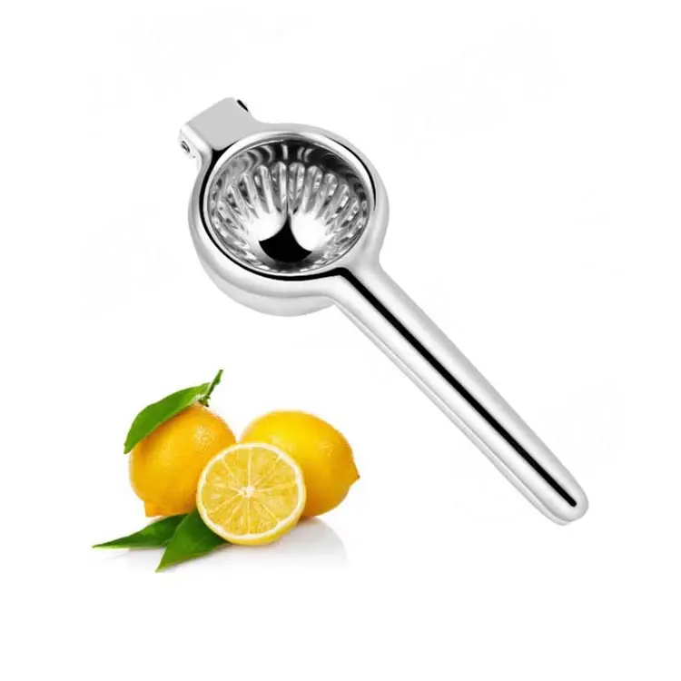 Exprimidor de limón y frutas, exprimidor de Metal de alta resistencia grande, Manual de acero inoxidable, prensa de cítricos