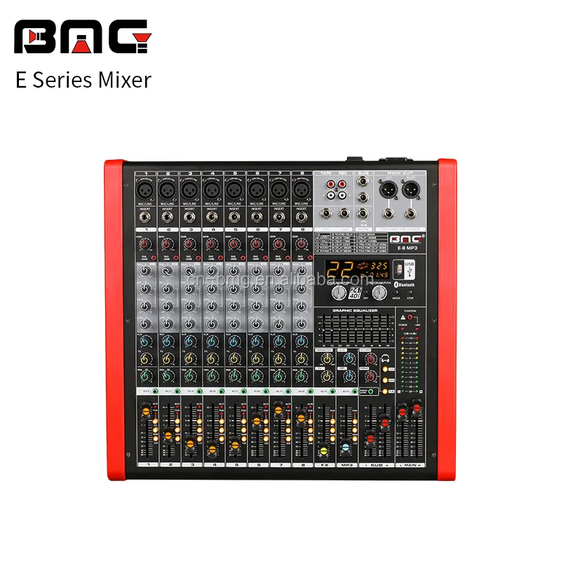 BMG — petit mélangeur de son MP3, v, petit bureau de mixage, petit mélangeur de musique pour alimentation fantôme
