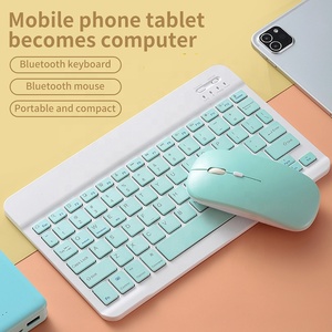 Teclado inalámbrico Universal de 10 pulgadas con Bluetooth, juego de ratón recargable para IPad, Iphone, MAC, teléfono Android, Samsung, Tablet y Windows - Product Image 2
