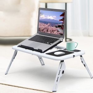 Multi-Function Laptop <strong>Computer</strong> <strong>Table</strong>, Stand-Up Folding <strong>Computer</strong> <strong>Table</strong>, Laptop Tray Support on USB Cooling Bed - Product Image 1