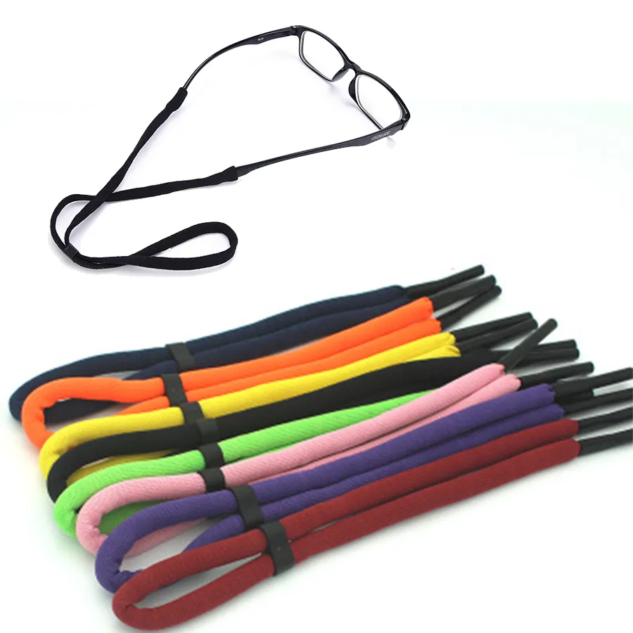 Cordón redondo para gafas de natación, correa de nailon, soporte para gafas, venta al por mayor