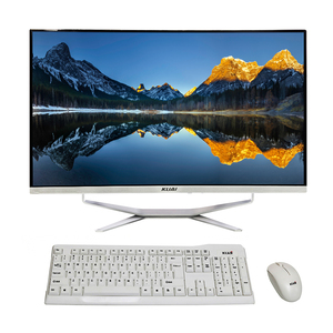 Factory Price 23.6&quot; Slim Design Curve Screen Professional OEM AIO <strong>PC</strong> 4GB Ram 128GB SSD CUP I3 I5 I7 All in One Desktops - Product Image 3