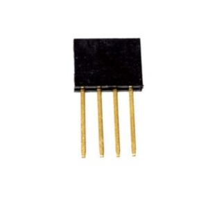 Connettore di intestazione impilabile a 4 Pin femmina 11mm per Arduino (confezione da 5) - Product Image 1