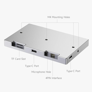 5 / 7 pollici IPS tipo-C schermo secondario 1024x600 Computer CPU GPU HDD musica spettro città meteo Monitor USB Display No-AIDA64 - Product Image 5