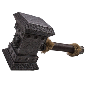 WOW <span class=keywords><strong>Thrall</strong></span> Doomhammer Kim Loại Thủ Công 56Cm 1:1 Trò Chơi Đạo Cụ Mô Hình Phòng Khách Nội Thất Phòng Ngủ - Product Image 2