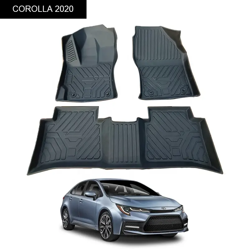 Bekijk Grotere Afbeelding Delen Groothandel Tpe Auto Matten Luxe Rubber Auto Vloermatten 3d Auto Tapijten Voor Corolla 2020