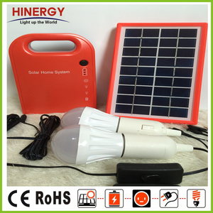 Portable Mini 5W Solar Panel LED Lights Set Low Price Indoor/Outdoor Home Lighting <strong>System</strong> Kit with USB Port &amp; <strong>PWM</strong> Controller - Product Image 3