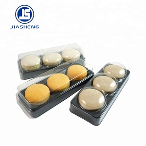 Macaron şeffaf plastik ambalaj kutusu Macaroon tepsi için lüks geri dönüşümlü PET kutusu - Product Image 2
