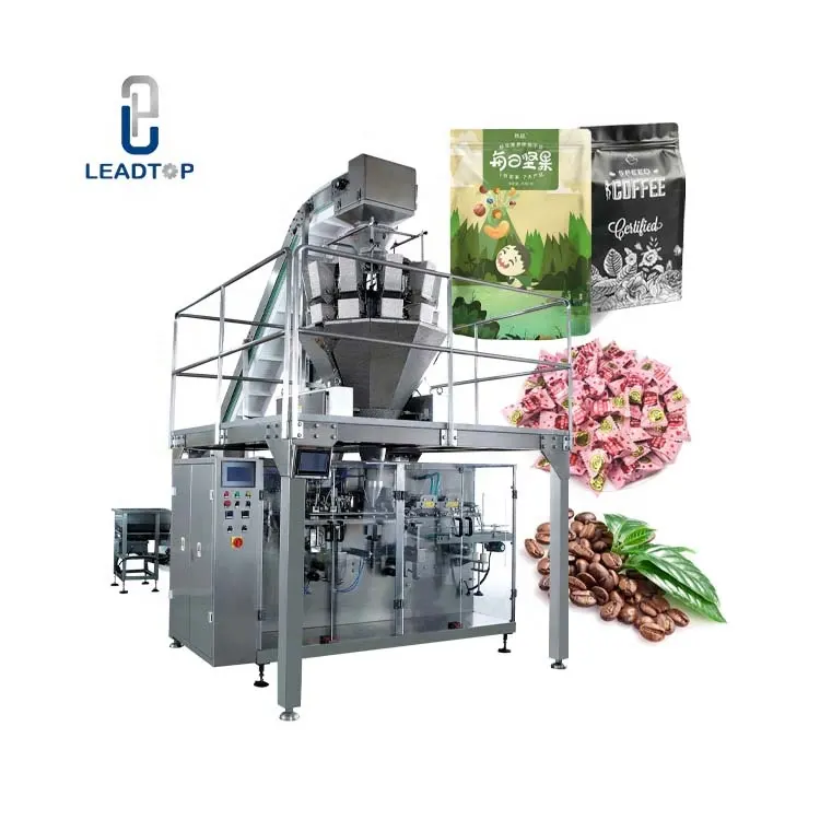 Máquina automática de envasado de granos de café tostados de cacao