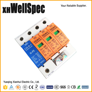 lightning protection Device <strong>Ethernet</strong> Surge Protector V25-B+C 3+NPE-385V <strong>T1</strong>+T2 4P 50kA - Product Image 3