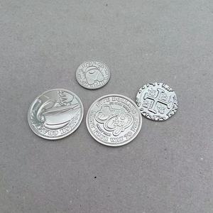最佳供应商金币直接购买免费3D艺术品闪亮电镀特朗普硬币工厂