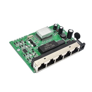 OEM ve ODM Mini 100M POE anahtarı 5-Port hızlı masaüstü PCBA QoS 4-Port 10/100Mbps PoE 65W harici güç 1G IEEE802.3af/at anahtarı - Product Image 4