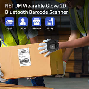 NETUM BT 2D QR环形条形码扫描仪，可穿戴手套迷你条形码阅读器内置存储器，快速精确sc - Product Image 3