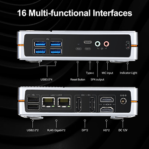PC Mini Intel Alder Lake N100 processore DDR5 display multipli 2 * HD 1 * DP Win11 Linux Mini PC per ufficio commerciale della scuola - Product Image 2