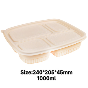 Safe Eco Friendly Degradable Packaging Boxes Corn <strong>Starch</strong> Takeaway Food Containers Biodegradable Disposable Lunch <strong>Box</strong> - Product Image 6