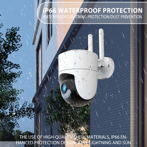 Sistema de cámara de seguridad para el hogar inteligente 4CH Tuya, cámaras IP de red PTZ, WiFi, NVR, Kit con Monitor, Audio bidireccional para interiores y exteriores, CE ROHS - Product Image 2