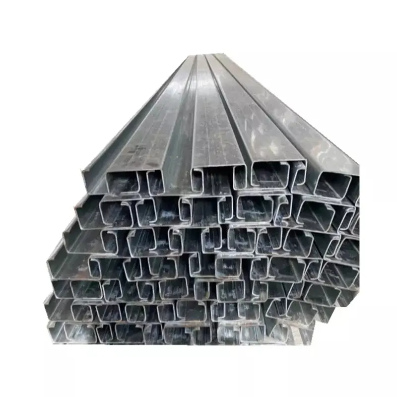 Hot Rolled Low and Mild Carbon Q235 C Channel Steel Profile For Construction