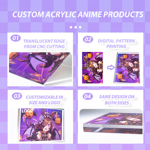 Hanxin nhân vật hoạt hình, động vật, hai chiều hoạt hình bóng bán buôn Quà Tặng tùy biến dịch vụ Acrylic gạch - Product Image 4