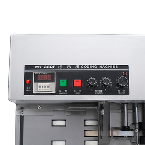 Data di scadenza goffratura codifica macchina da stampa data di scadenza Hot Foll Stamping 380F macchina di codifica spessore 10-25mm
