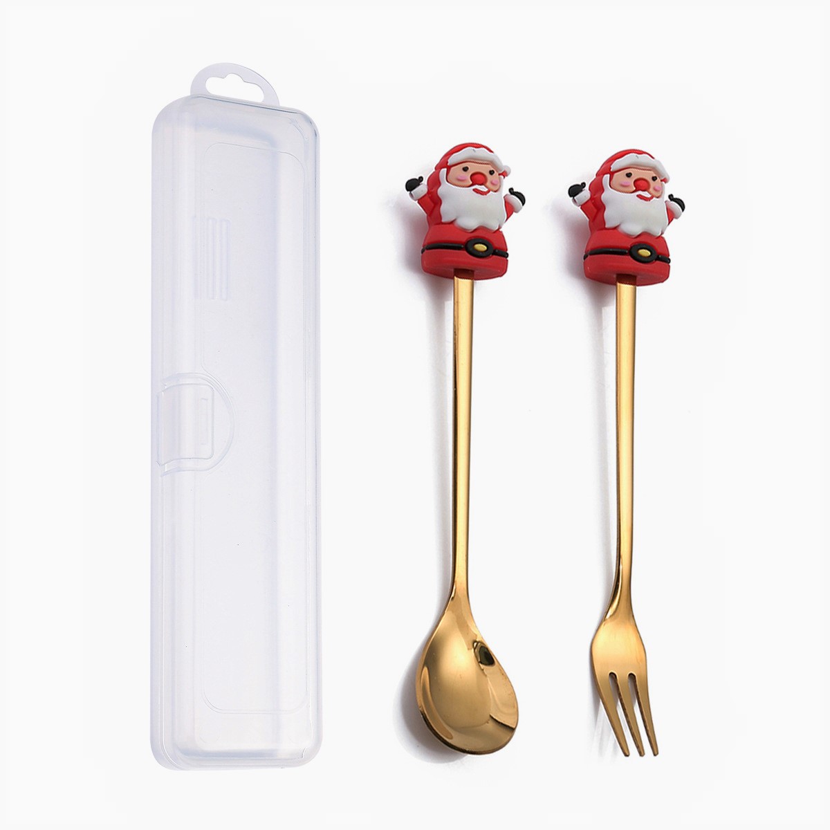 6pcs cuillère et fourchette Set + boîte murale