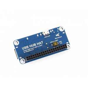 4 puertos USB HUB HAT para Raspberry Pi con USB a placa de expansión de puerto serie KITS