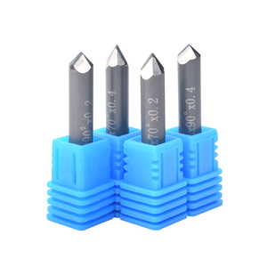 Cnc <strong>Pcd</strong> Diamond Engraving Brazed Bit Milling <strong>Cutter</strong> Bits Stone Engraving Tools - Product Image 2