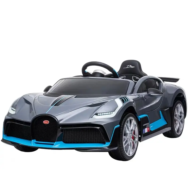 2020 licenciado bu gatti 12v, para 10 anos de idade, venda, passeio de carros de brinquedo para crianças, para dirigir, carro esportivo com 2.4g r/c bule vermelho amarelo