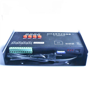 4000 пикселей T4 T-4000 SD Card пикселей контроллер для WS2801 WS2812B WS2811 LPD8806 цветных (RGB) светодиодных лент лампа программный контроллер
