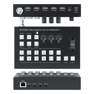 SDI HDMI Videocast <strong>Switching</strong> Live Streaming Broadcast Switcher Replay <strong>Video</strong> Mix Controller - Product Image 6