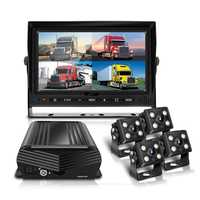 Taxi Auto Bus Truck Fleet Management 4G Gps Cctv Camera Recorder Beveiliging Mobiele Tracking Dvr