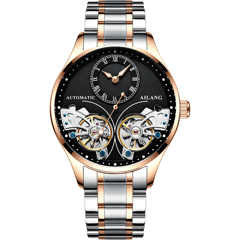 Rose gold black