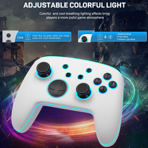 Wireless Gamepad Metal Rocker Colorful Lighting Macro <strong>Programming</strong> <strong>Function</strong> for Nintendo Switch Pro Controller Joysticks - Product Image 6