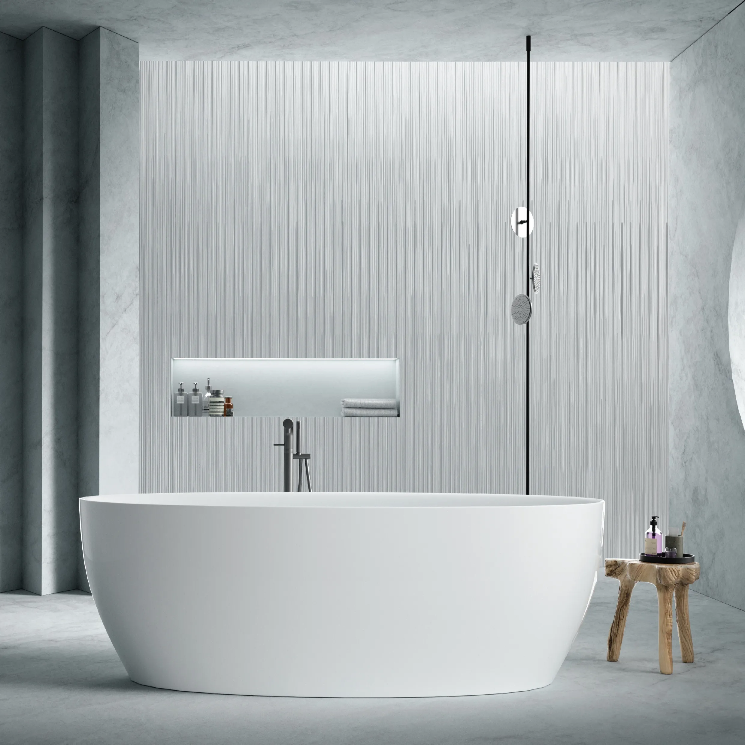 Acrylic Soaking Freestanding Bathtubs For Small Bathroom Free Standing Corner Round Luxury Bath Tub Price