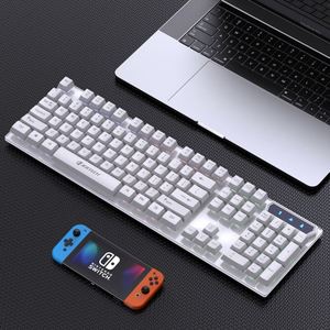JERTECH K358 con cable buen precio OEM en stock USB 104 clave 7 colores LED retroiluminado escritorio sensación mecánica teclado para juegos para ordenador - Product Image 6