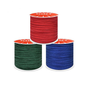 Precio de fábrica No.72 cuerda de hilo de algodón 0,8mm Cordón de nailon 45mi/rollo de alambre multicolor abalorios cadena accesorios de joyería componentes - Product Image 2