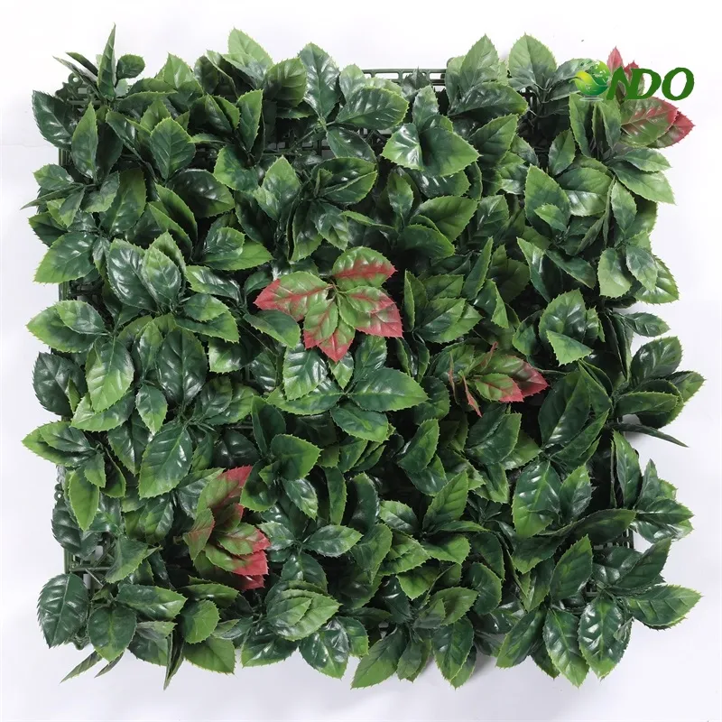 Zemin dekoratif Mur bitki örtüsü duvar tropikal bahçe manzara için yapay yeşil çim duvar