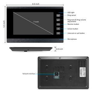Multi Apartments Door <strong>Video</strong> Phone <strong>Building</strong> <strong>Intercom</strong> Door Phone With Access Control Apartment Door Bell <strong>System</strong> - Product Image 4