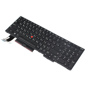 Teclado retroiluminado para ordenador portátil, teclado con marco negro para lenovo Thinkpad L580, P52, P72, RU, E580 - Product Image 6