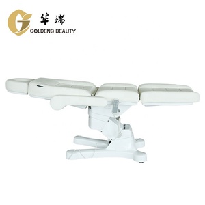 2024 New Trắng Hiện Đại Có Thể Điều Chỉnh Chiều Cao Di Động Điện Massage Trị Liệu Giường - Product Image 1