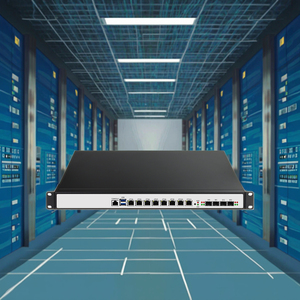 Endüstriyel 1U güvenlik duvarı sunucu yönlendirici iki yedek güç kaynağı Intel Core I5-9400 8*2.5G 4*10G SFP ağ cihaz stok - Product Image 4