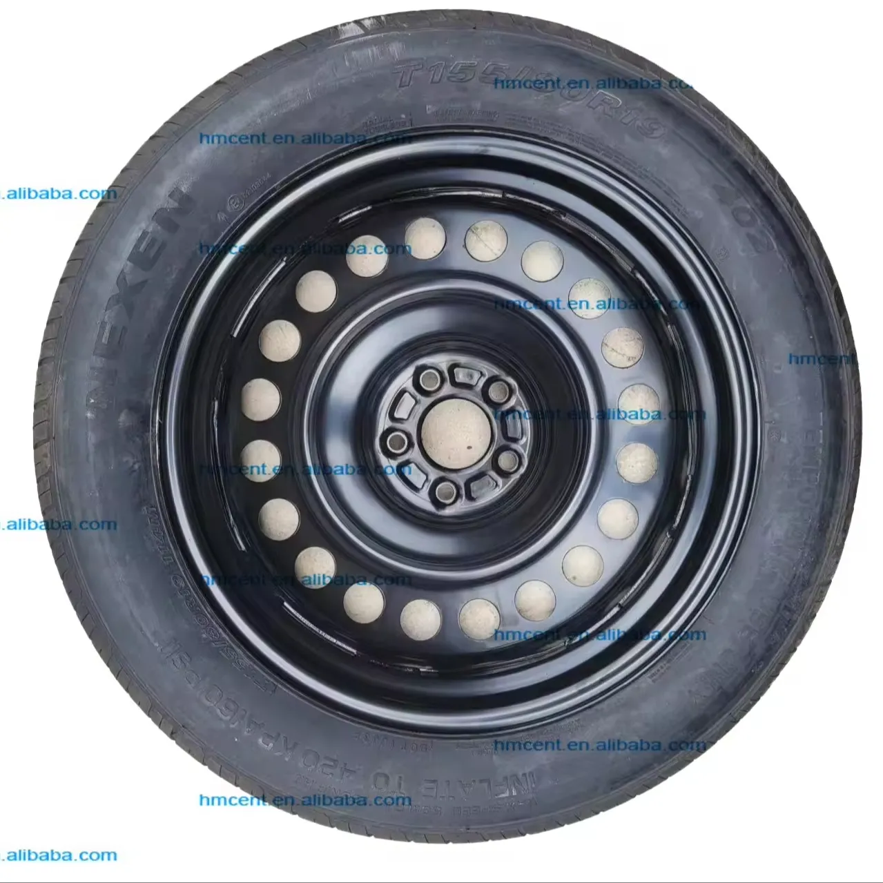 Tesla Model3/YスペアタイヤT155/80R19ハブタイヤ、カースペアタイヤの工場直販