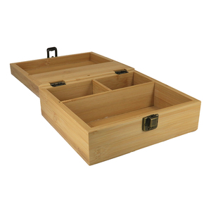 Lưu trữ hộp gỗ đa chức năng với Carabiner khóa hộp xì gà Hộp Quà Tặng bằng gỗ tùy chỉnh phụ kiện hút thuốc - Product Image 5