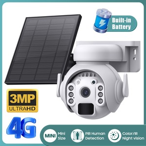 กล้องรักษาความปลอดภัย4G ที่ดี3M พิกเซลการรับรู้ภาพบุคคล IR แบตเตอรี่ขนาดเล็กกล้องพลังงานแสงอาทิตย์ไร้สายสำหรับใช้ในบ้านกลางแจ้ง - Product Image 4