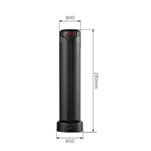 ไฟฉาย LED แบบชาร์จไฟได้เต็ม12V/ไฟคู่/ไฟเดี่ยวไฟฉายสำหรับตั้งแคมป์50*40*190มม. PC + ABS + AL - Product Image 3