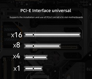 DTECH PCI-e 1X4X8X16X插槽至4个USB 3.0端口集线器5gbps速度PCI-E扩展快速卡适配器 - Product Image 5