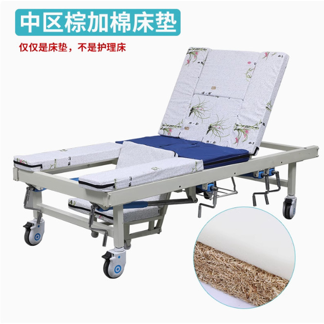 Central area palm fiber and cotton mattress