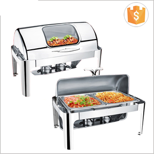 Hadi 9L hình chữ nhật thép không gỉ thực phẩm ấm hơn cho khách sạn nhà hàng bán buôn tự chọn đồ nấu nướng nóng lên giữ thiết bị - Product Image 5